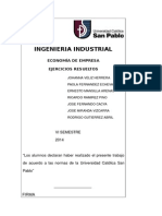 Ejercicios Resueltos - Economia de Empresa - 1