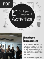 15 Employee Engagement Activities That You Can Start Doing Now