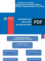 Programa Nacional de Adolescentes