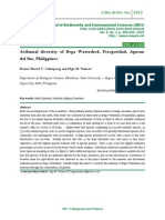 Avifaunal Diversity of Bega Watershed, Prosperidad, Agusan Del Sur, Philippines