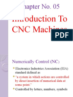 Introduction To CNC Machines: Chapter No. 05