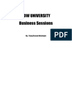 TDW University Business Session PDF