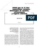 Identidad Gay en El Cine Latinoamericano Reciente Estrategias de Omision Circunloquio y Lugares Co PDF