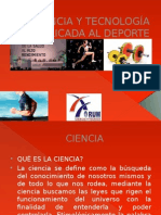 Ciencia y Tecnología Aplicada Al Deporte