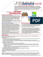 Factors: Root Cause Analysis