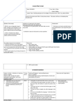 Lesson Plan Format: Background Knowledge of The Book Before Reading The Entire Book