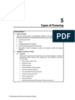 Types of Financing