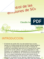 Control de Emisiones de SO2