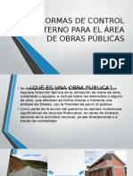 Normas de Control Interno en Obras Públicas