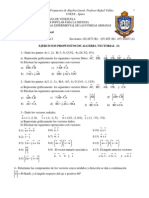 Ejercicios Propuestos Algebra Lineal