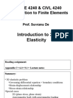 3-d Elasticity