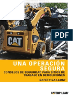 Manual Consejos Seguridad Operacion Maquinaria Pesada Caterpillar Sitios Trabajo Demoliciones PDF