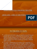 Clase Diapositivas de Derecho Penal Militar Policial