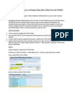 Selective Deletion in A Process Chain With A Filter From The TVARVC Table