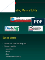 Separating Manure Solids