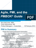 Agile, PMI, and The: Pmbok Guide