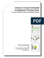 Pedestrian & Transit Oriented Development Overlay Zone: For The California Avenue Caltrain Station