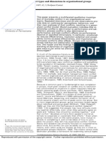 A Qualitative Analysis of Conflict Types and Dimensions in Organizational Groups