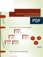 Securities Law and Regulations - Nitesh Bhati 100715 For Students