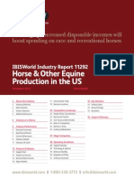 Horse & Other Equine Production in The US Industry Report PDF