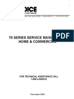 Treadmill Service Manual 70