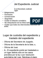 Custodia Del Expediente Judicial