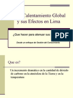 Los Efectos Del Calentamiento Global1