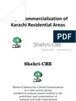 Illegal Commercialization of Residential Karachi