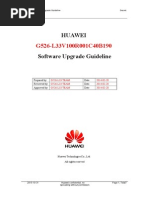 HUAWEI G526-L33 V100R001C40B190 Software Upgrade Guideline