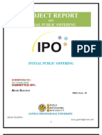 Initial Public Offering (Ipo)