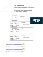 Operaciones Aritméticas PLC