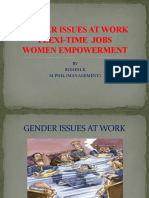 Gender Issues at Work, Flexitime - Jobs, Women Empowerment