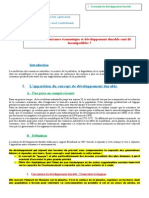 Fiche 311 - La Croissance Économique Est-Elle Compatible Avec Le Développement Durable