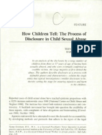 How Children Tell: The Process of Disclosure in Child Sexual Abuse