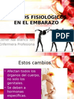 Cambios Fisiológicos en El Embarazo