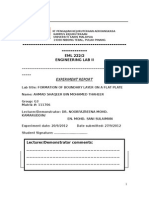 EML 222/2 Engineering Lab Ii: Experiment Report