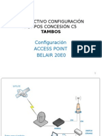 INSTRUCTIVO CONFIGURACIÓN AP BELAIR 20E0 v4 - TAMBOS