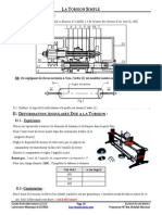 Torsion Simple Et Application