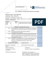 7MG001 Dissertation Assessment Briefing 2014-2015