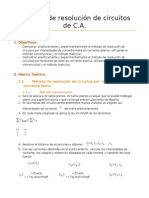 07 - Métodos de Resolución de Circuitos de CA