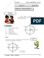  Circunferencia Trigonométrica I