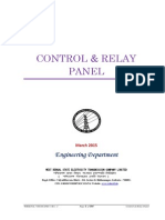 Control and Relay Panel