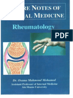 Rheumatology Notes From DR Osama Lectures