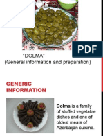 Dolma - Traditional Azerbaijani Meal