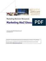 Marketing Glossary For Interview