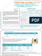 Cornerstone Academy (P) LTD.: Vi Batch - Iwe/Iwt Course Schedule