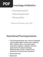 12.1. Fluoroquinolone, Chloraphenicol & Tetracycline