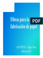 Fibras para La Fabricación de Papel