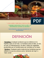 Frutas Verduras y Hortalizas