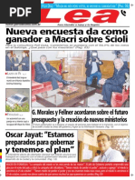 Periódico Lea Miércoles 04 de Noviembre 2015